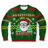 Nice Until Proven Naughty Santa Ugly Christmas Sweater