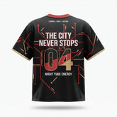 Night Tube Energy Mesh Football Jersey Inspired by Air Jordan 4 London Jersey
