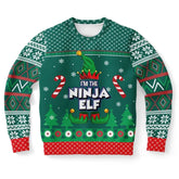 Ninja Elf Ugly Christmas Sweater