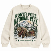 North Pole Nation Park Explore Christmas Sweater – Funny Holiday Sweatshirt