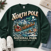 North Pole Nation Park Visit Santa's Home Christmas Sweater – Funny Holiday Sweatshirt
