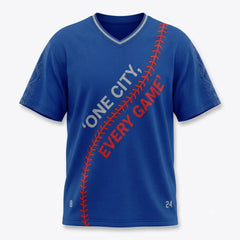 One City, Every Game Mesh Football Jersey Inspired by Zoom Kobe 5 Protro Dodgers Jersey