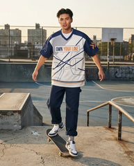 Own Your Life Mesh Football Jersey Inspired by SB x Air Jordan 4 Navy Jersey