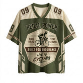 Pedal Power Vintage Cycling Mesh Jersey