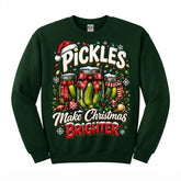 Pickles Make Christmas Brighter Christmas Sweater – Funny Holiday Sweatshirt