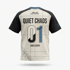 Quiet Chaos Mesh Jersey Inspired by Travis Scott x Air Jordan 1 Sail Military Blue Jersey