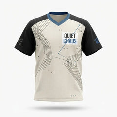 Quiet Chaos Mesh Jersey Inspired by Travis Scott x Air Jordan 1 Sail Military Blue Jersey
