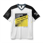 Reveal Your Rare Mesh Football Jersey Inspired by Air Jordan 4 Rare Air - Tour Yellow Jersey