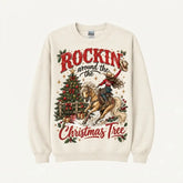 Rockin Around The Christmas Tree Christmas Sweater – Funny Holiday Sweatshirt
