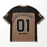Roll With It Mesh Jersey Matching SB Air Force 1 Low Light Chocolate Jersey