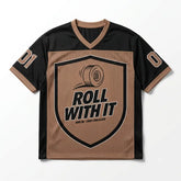 Roll With It Mesh Jersey Matching SB Air Force 1 Low Light Chocolate Jersey