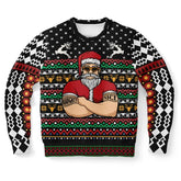 Santa Bouncer Christmas Sweater – Funny Ugly Holiday Sweatshirt