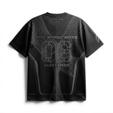 Silent Speed Mesh Football Jersey Inspired by Salomon Xt-EVO Black Asphalt Jersey