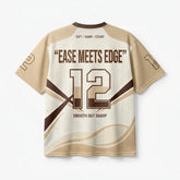 Smooth But Sharp Mesh Football Jersey Inspired by Travis Scott x Zoom Vapor 12 Pale Ivory Jersey