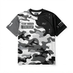 Stay Hidden Stay Seen Mesh Jersey Inspired by Supreme x Air Force 1 Camo Jersey