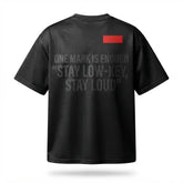 Stay Loud Mesh Football Jersey Inspired by Supreme x Air Force 1 Black Jersey