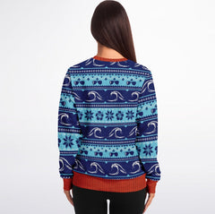 Surfing Swells Christmas Sweater – Funny Ugly Holiday Sweatshirt