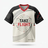 Take Flight Mesh Football Jersey Inspired by Air Jordan 9 Space Jam Jersey