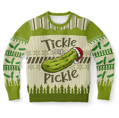 Tickle My Pickle Christmas Sweater – Funny Ugly Holiday Sweatshirt
