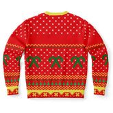 Too Lit To Quit Ugly Christmas Sweater