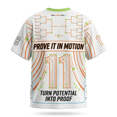 Turn Potential Into Proof Mesh Football Jersey Inspired by Kobe 11 EYBL Peach Jam Jersey