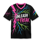 Unleash The Freak Mesh Football Jersey Inspired by Zoom Freak 1 EYBL Jersey