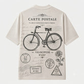 Vintage Postcard Bicycles Mesh Jersey