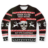 When You're Dead Inside Ugly Christmas Sweater