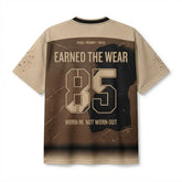 Worn In Not Worn Out Mesh Football Jersey Inspired by Travis Scott x Air Jordan 1 Velvet Brown Jersey