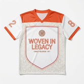 Woven In Legacy Mesh Football Jersey Inspired by Air Force 1 Family Reunion Jersey