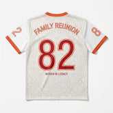 Woven In Legacy Mesh Football Jersey Inspired by Air Force 1 Family Reunion Jersey