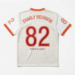 Woven In Legacy Mesh Football Jersey Inspired by Air Force 1 Family Reunion Jersey