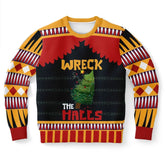 Wreck The Halls Funny Christmas Sweater