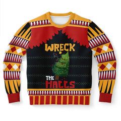 Wreck The Halls Funny Christmas Sweater