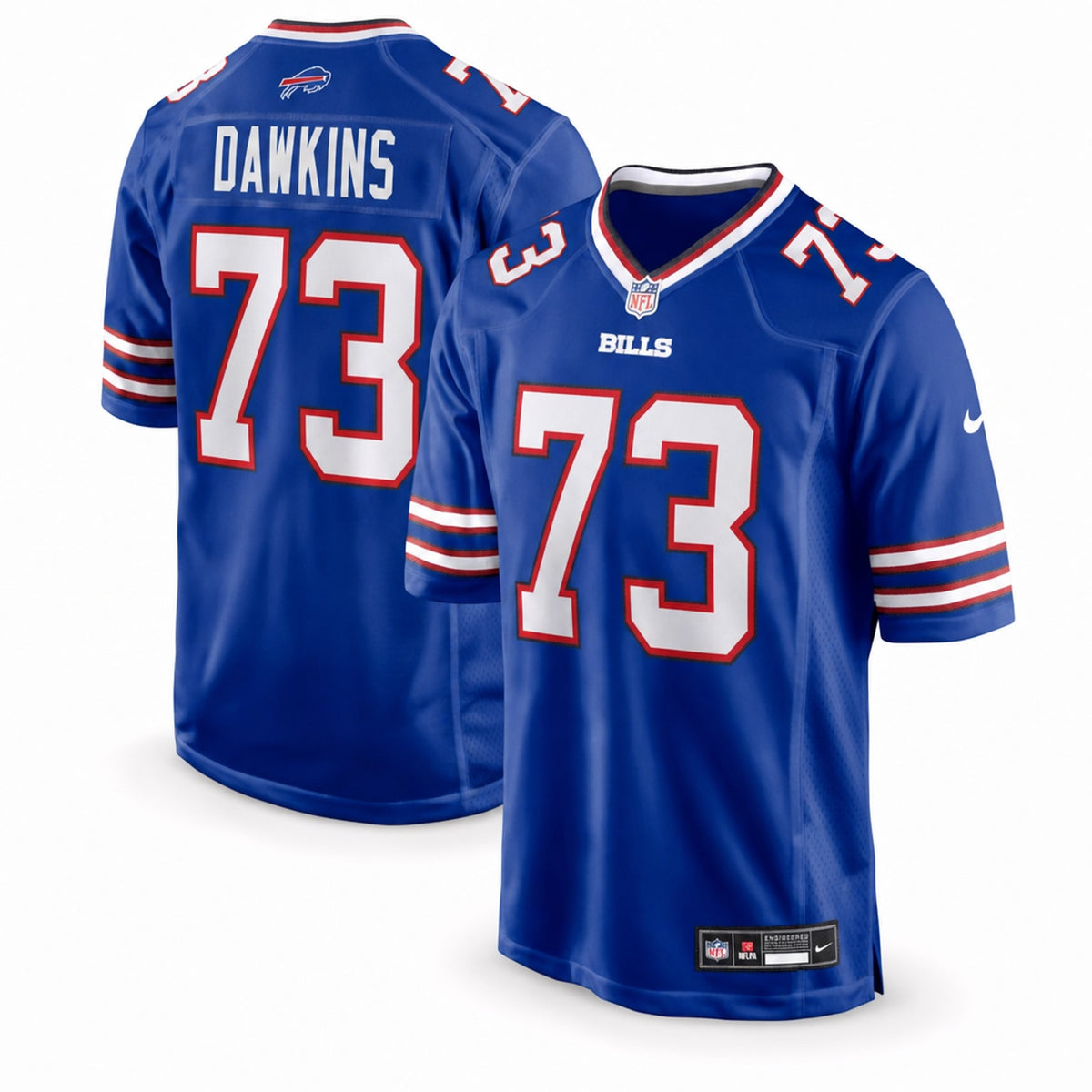 Buffalo Bills Dion Dawkins Game Jersey Loose Fit - 1