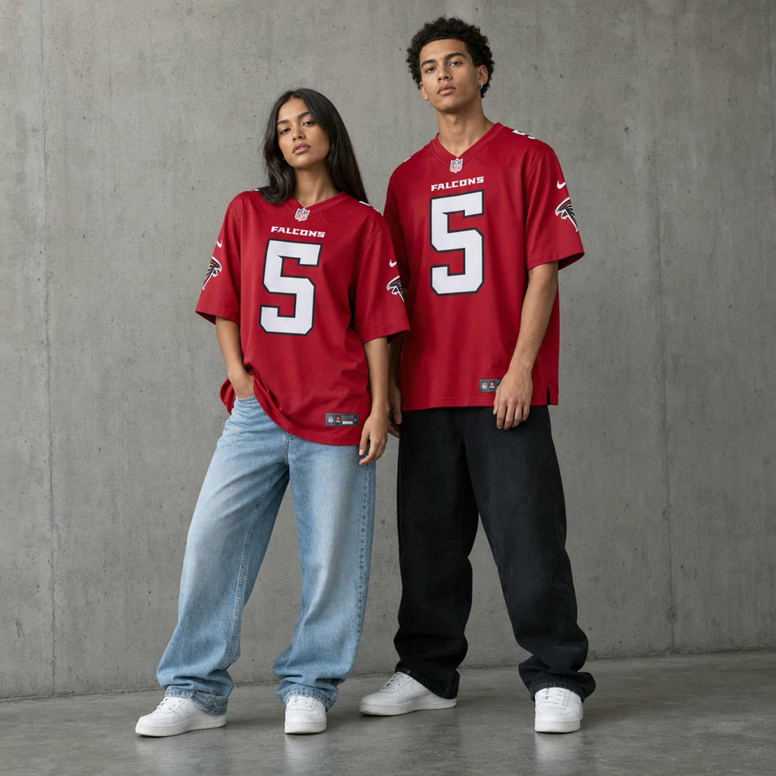 Atlanta Falcons Drake London Red Game Jersey - 3