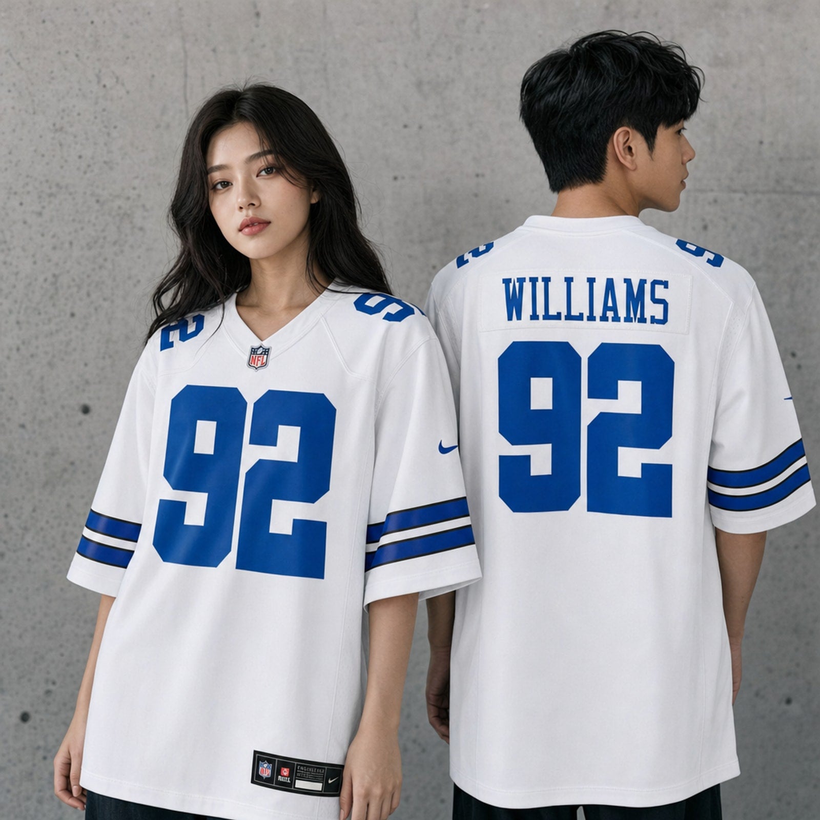 Dallas Cowboys Quinnen Williams White Game Jersey - 2