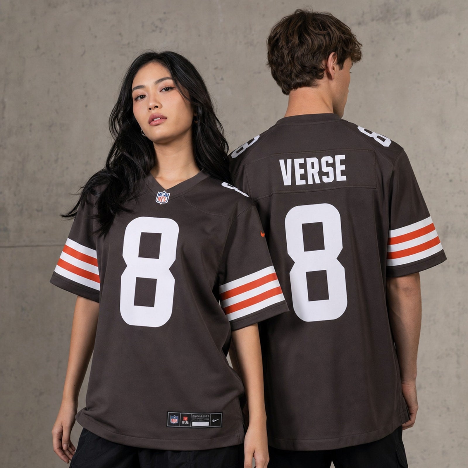 Cleveland Browns Jared Verse Game Jersey Loose Fit - 2