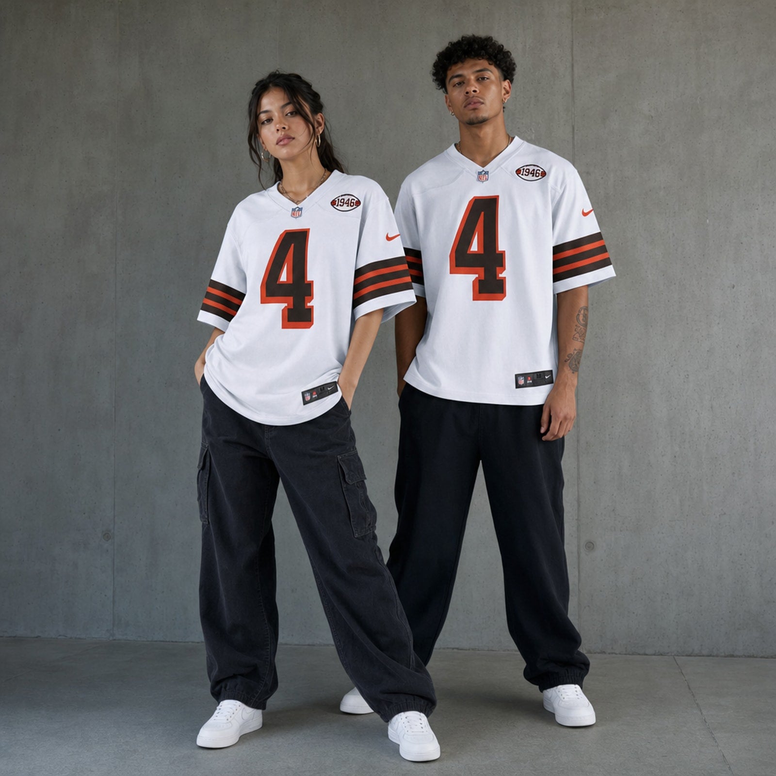 Cleveland Browns Deshaun Watson White Game Jersey - 3