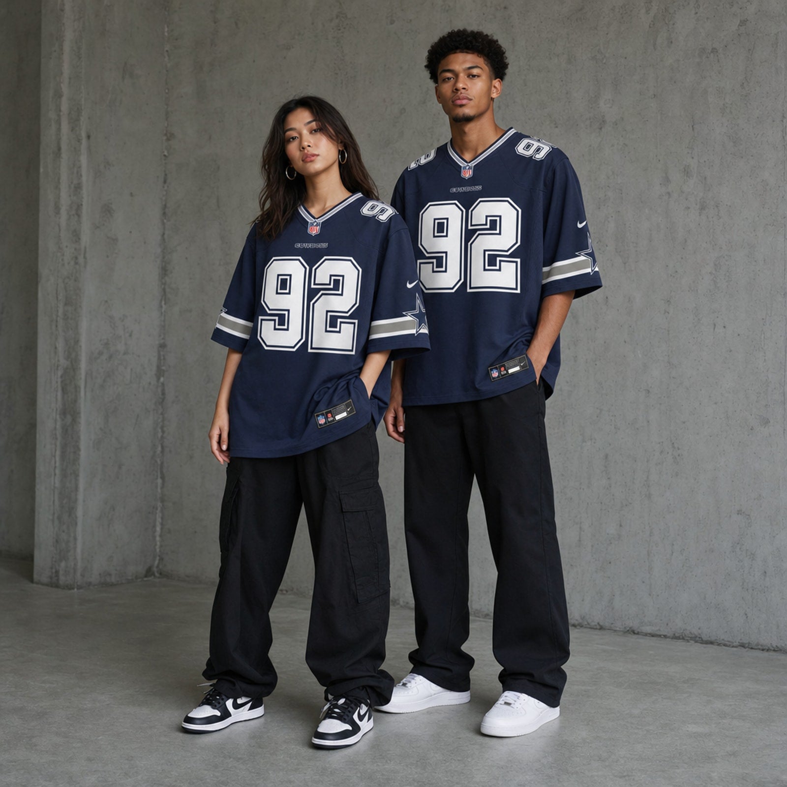 Dallas Cowboys Quinnen Williams Navy Game Jersey - 3