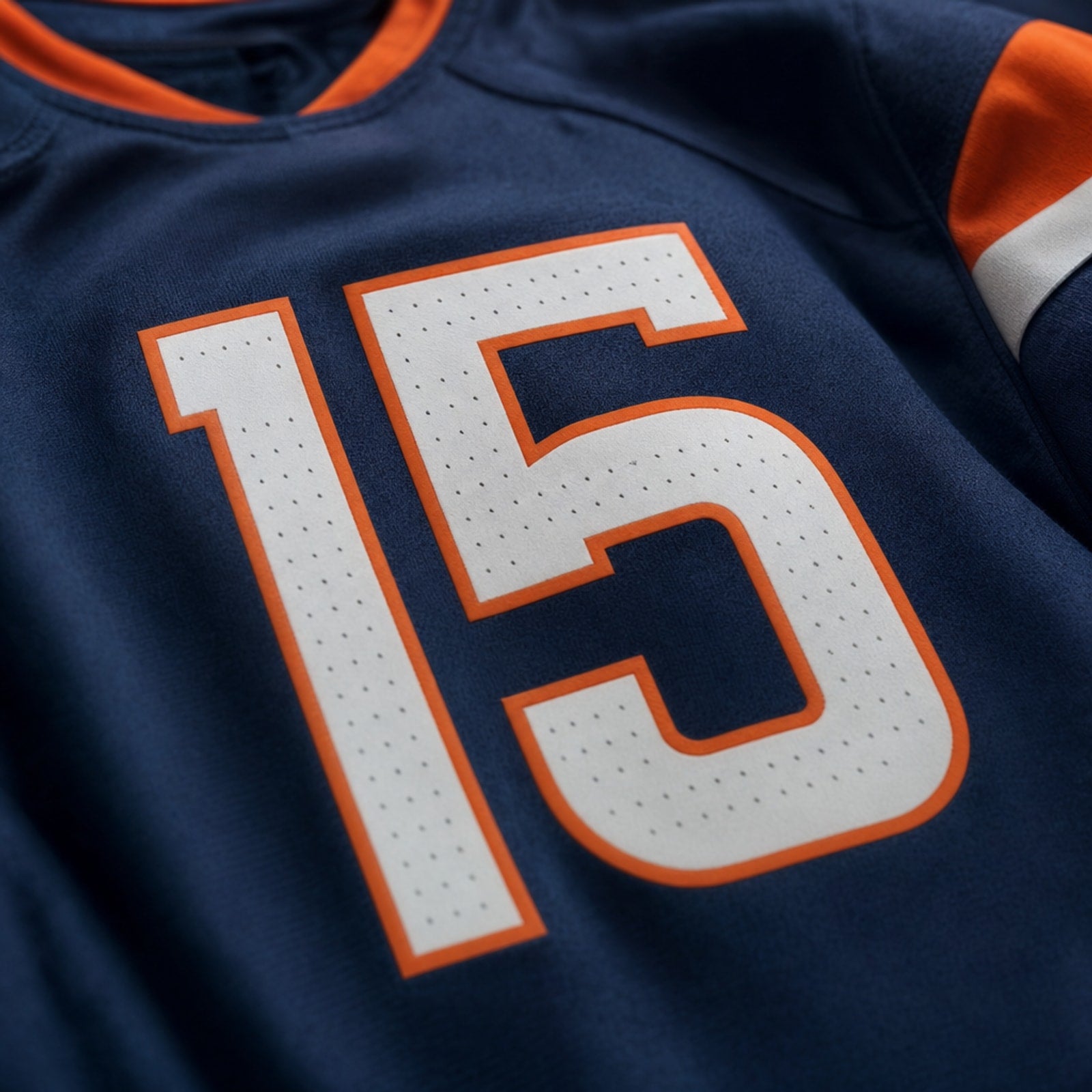 Denver Broncos Nik Bonitto Navy Game Jersey - 4