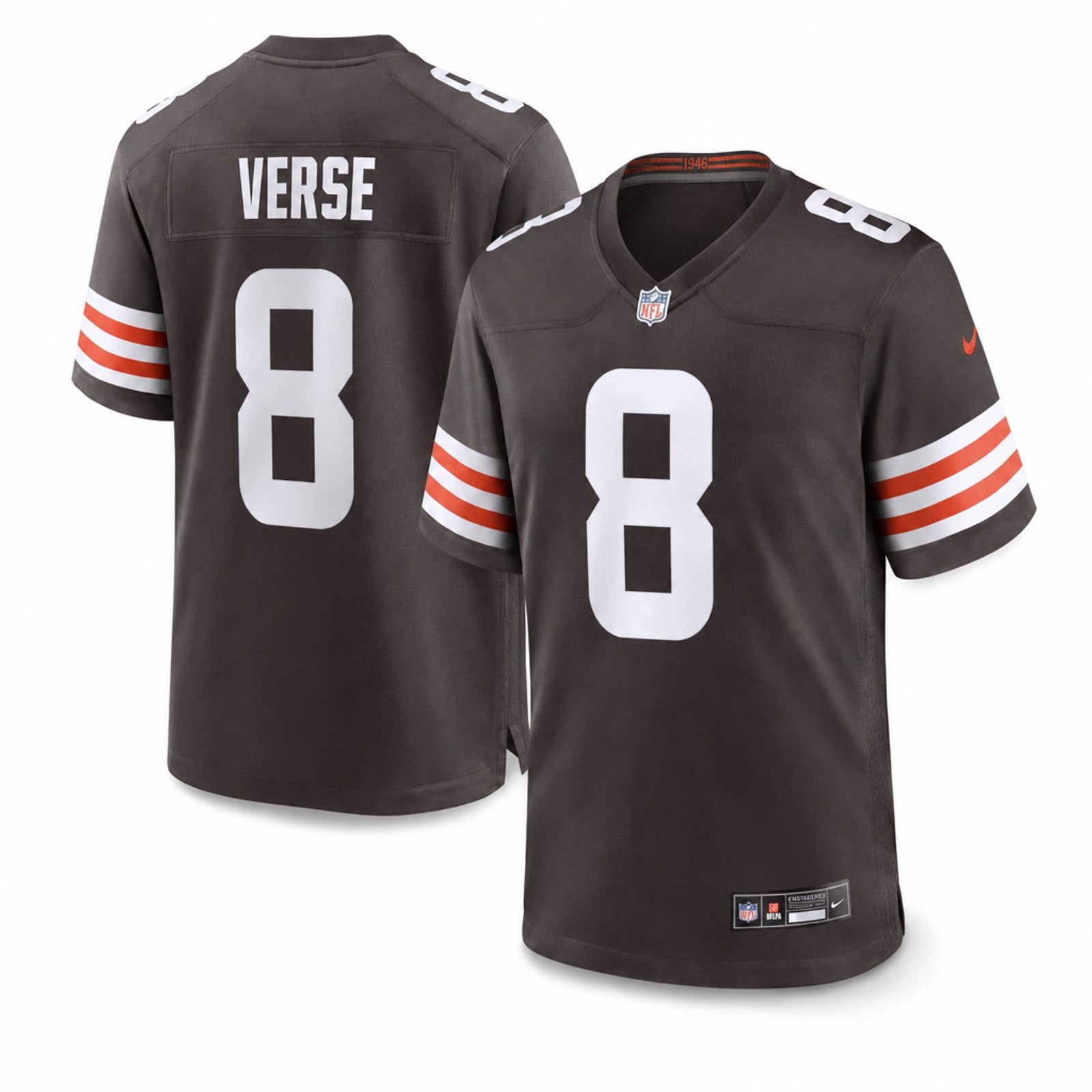 Cleveland Browns Jared Verse Game Jersey Loose Fit - 1