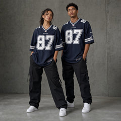 Dallas Cowboys Jake Ferguson Navy Game Jersey - 3