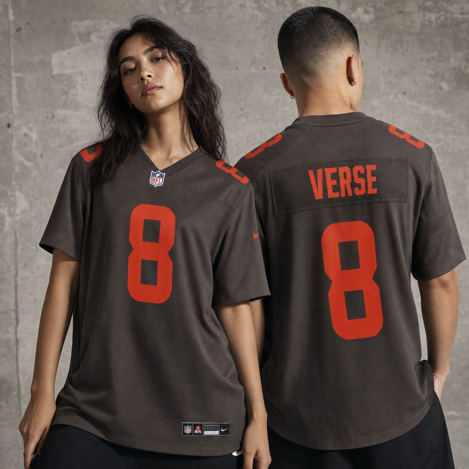 Cleveland Browns Jared Verse Polyester Game Jersey Loose Fit - 2
