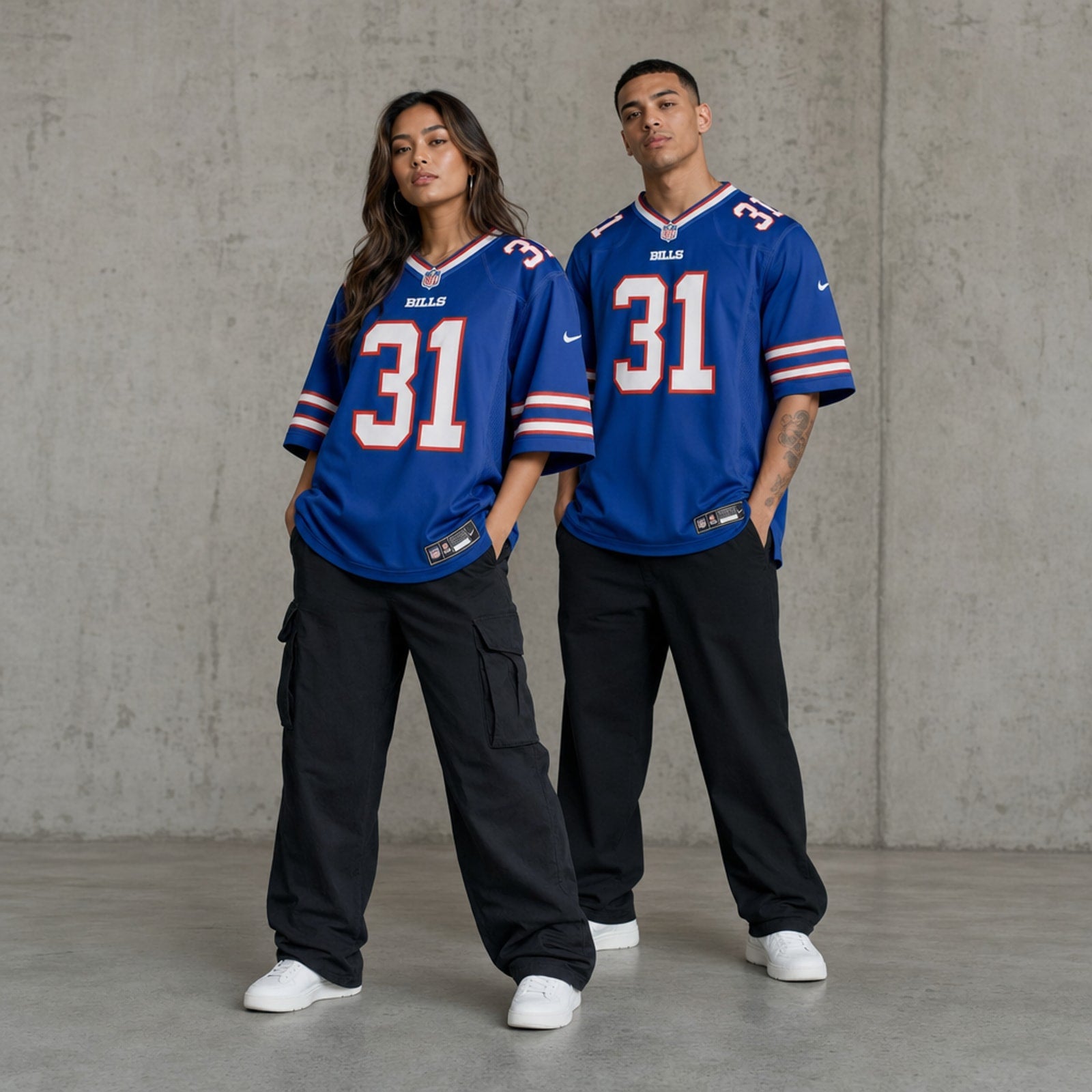 Buffalo Bills Maxwell Hairston Loose Fit Game Jersey - 3