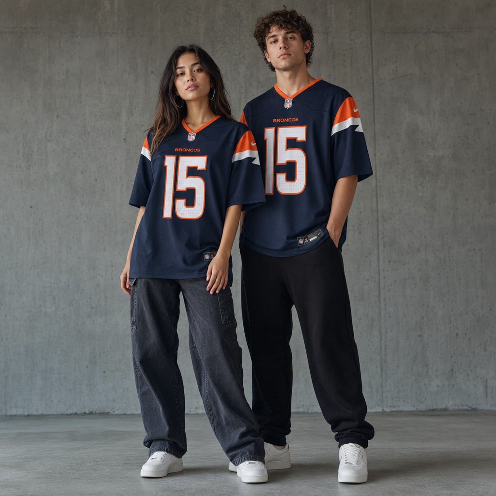 Denver Broncos Nik Bonitto Navy Game Jersey - 3