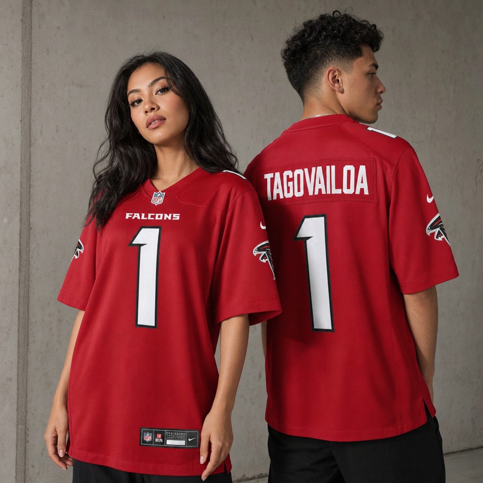 Atlanta Falcons Tua Tagovailoa Game Jersey Loose Fit - 2