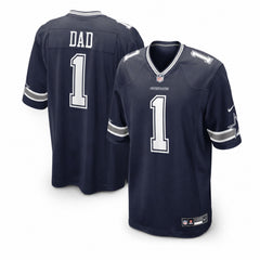 Dallas Cowboys Number 1 Dad Game Jersey - 1