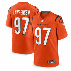 Cincinnati Bengals Dexter Lawrence II Orange Game Jersey - 1