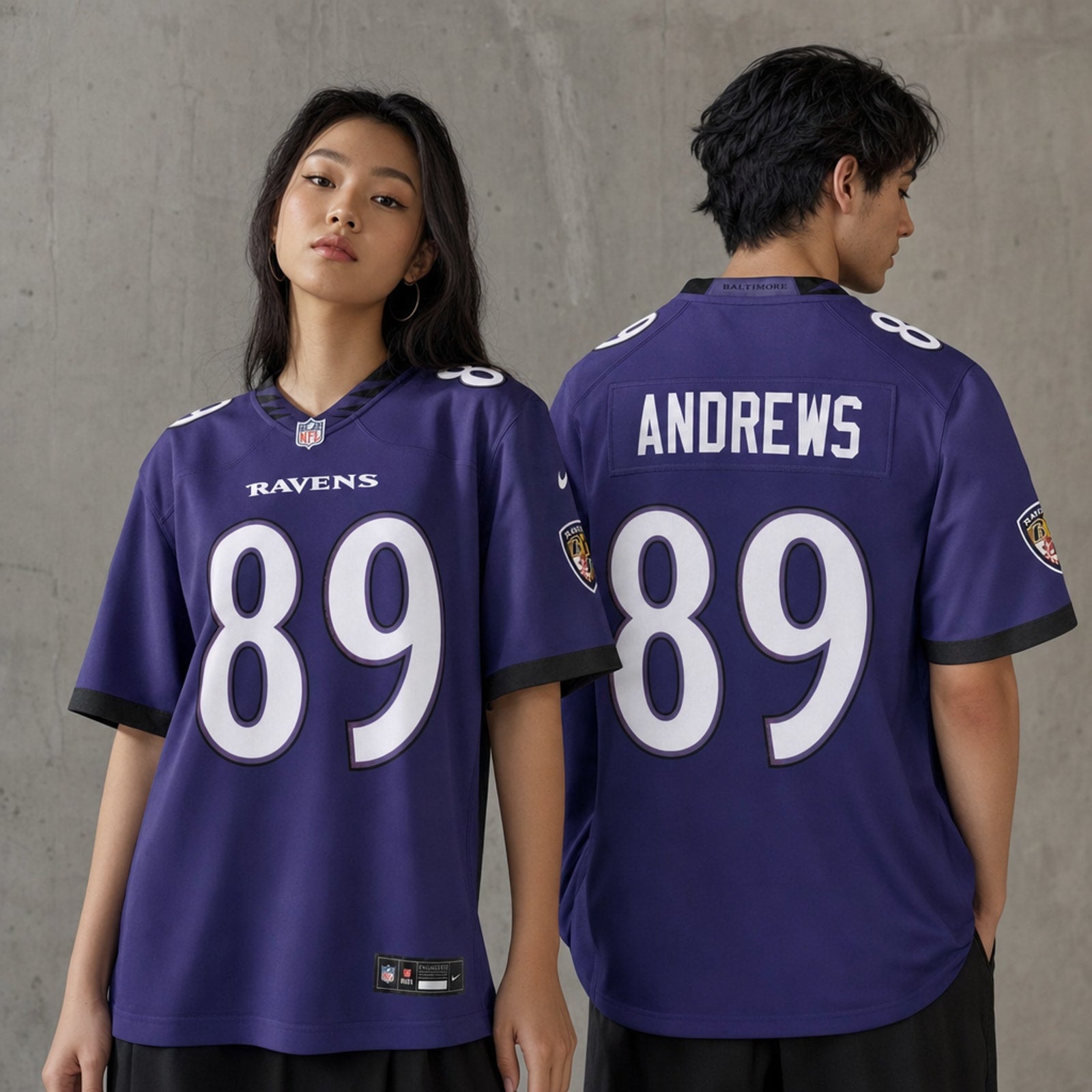Baltimore Ravens Mark Andrews Purple Loose Fit Game Jersey - 2